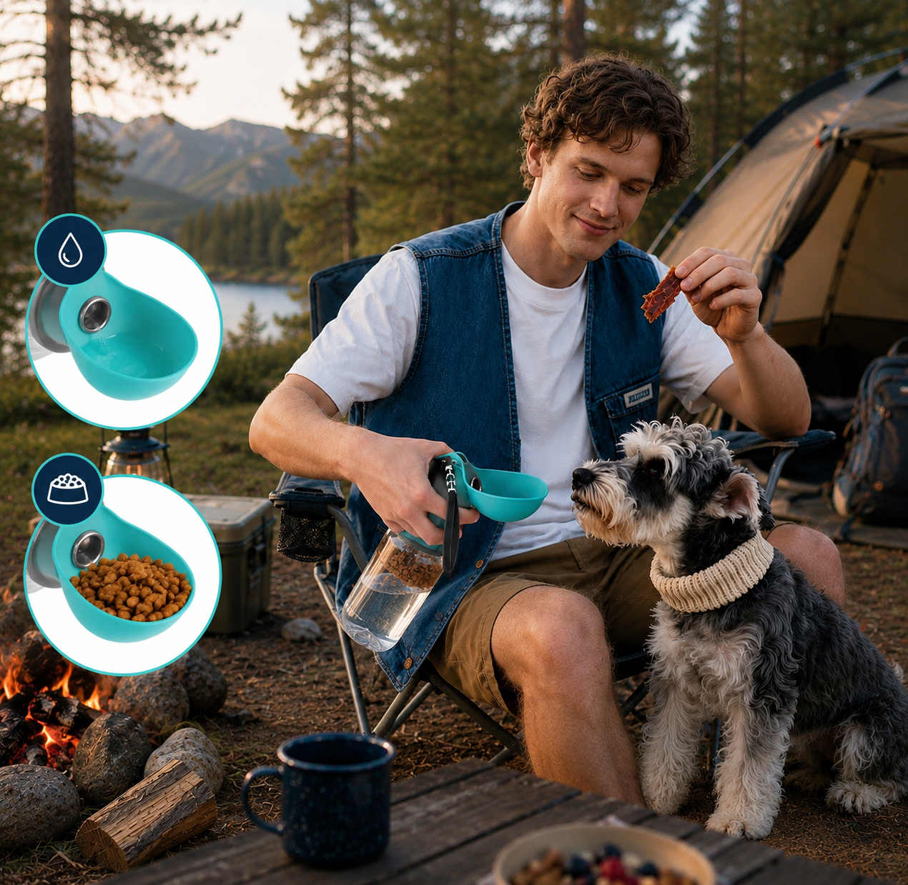 Furvielle™ PawFlow Dog Bottle