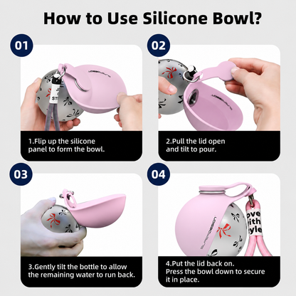 Furvielle™ PawFlow Dog Bottle
